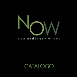Catalogo Vini - NOW - Non Ordinary Wines