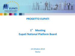progetto eupati - ISPOR Italy