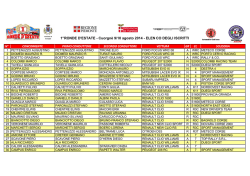 Elenco Iscritti Ronde 2014