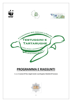pdf programma e riassunti - Sezione Abruzzo