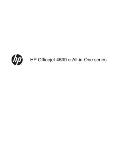 HP Officejet 4630 e-All-in-One series
