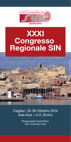 XXXI Congresso Regionale della regione Sardegna
