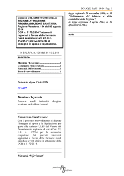 Allegato A al Decreto n. 114 del 06 AGOSTO 2014