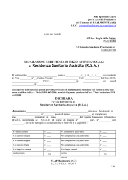 SCIA R.S.A. 05.2014 - Comune di Realmonte