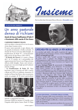 insieme 11 2014 - Salesiani Don Bosco