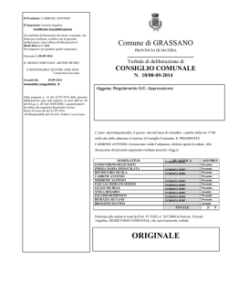 ORIGINALE - Comune di Grassano