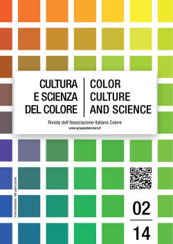 Scarica PDF Download PDF - Cultura e Scienza del Colore