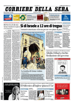Corriere della sera - 26.07.2014
