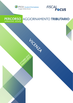 Brochure POT Vicenza 2014-2015