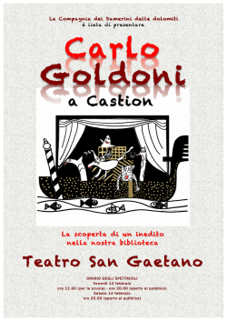 Carlo Goldoni a Castion