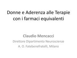 Presentazione del Prof. Mencacci