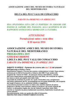 Le Valli di Comacchio - Provincia di Livorno