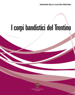 I corpi bandistici del Trentino