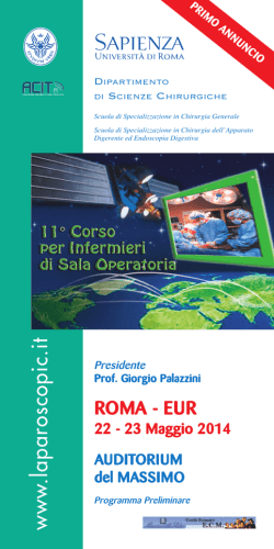w w w .la p a ro sco p ic.it - Associazione Italiana Infermieri di