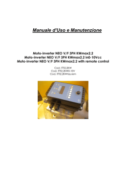 Manuale_Moto-inverter NEO VF 3PH KWmax2,2_ITA
