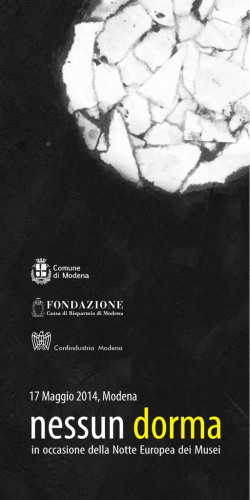 Programma 2014 - Comune di Modena