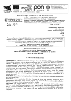 decreto proroga bando asse II c1-fesr06-por-sicilia-2010-953