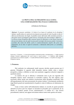 Download Documento - Diritto penale contemporaneo