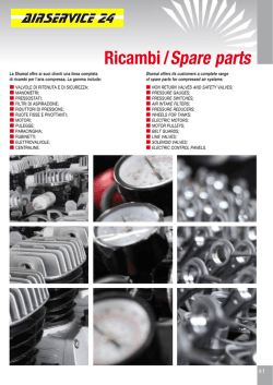 Ricambi / Spare parts - Airservice 24 Snc
