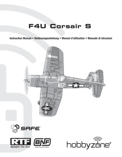 44965.1 HBZ Corsair SAFE RTF BNF manual.indb