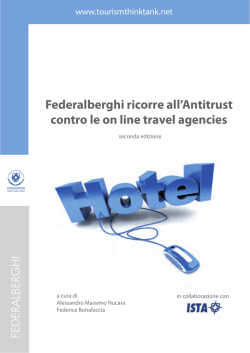 segnalazione di Federalberghi ad Antitrust su Booking ed Expedia