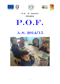 POF 2014-2015 - Istituto Comprensivo Salvatore Casella