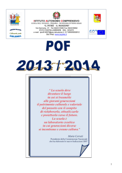 Visiona il POF 2013-2014 - Castellammare del Golfo