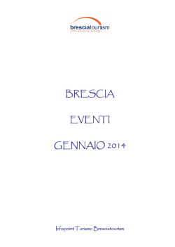 Calendario Aggiornato Eventi Brescia Gennaio