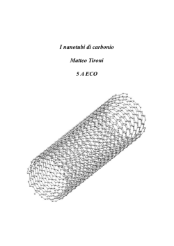 I nanotubi di carbonio Matteo Tironi 5 A ECO