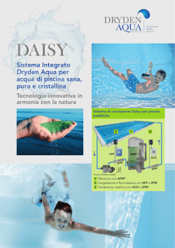 Sistema Integrato Dryden Aqua per acqua di piscina sana, pura e