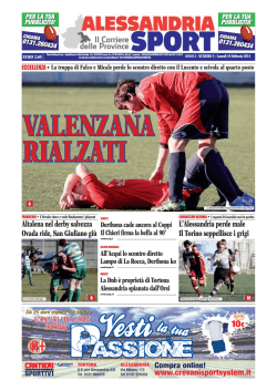 N° 04/05 – Alessandria Sport del 10/02/2014