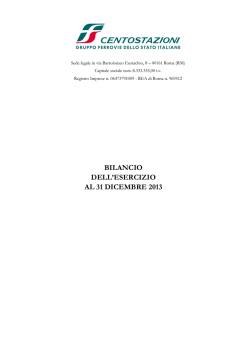 Bilancio Centostazioni 2013 ( 2304 KB)