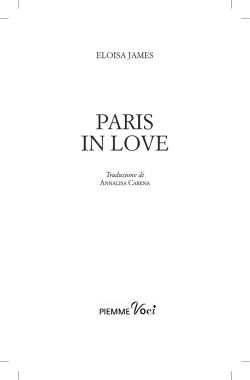 PARIS IN LOVE - Edizioni Piemme