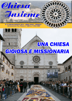 Luglio/Agosto 2014 - Diocesi di Assisi - Nocera Umbra