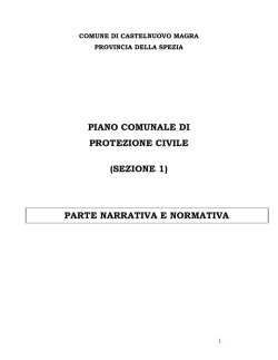 sezione 1 - Comune di Castelnuovo Magra