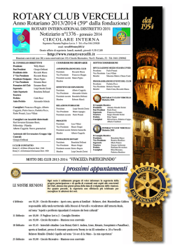 b set 2010 - Rotary Club Vercelli