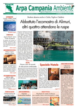 Magazine Arpa Campania Ambiente n. 23 del 15 dicembre 2014