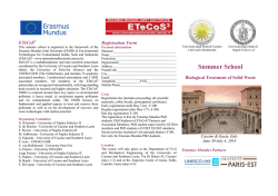 Flyer - etecos3 - Università degli Studi di Cassino