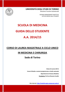 G SCUO UIDA OLA A DE A.A. DI M LLO S 2014 MEDIC STUD 4/15