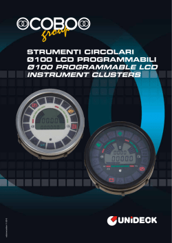 diam.100 programmable lcd instrument clusters