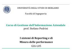 GIA L05 - Università degli studi di Bergamo