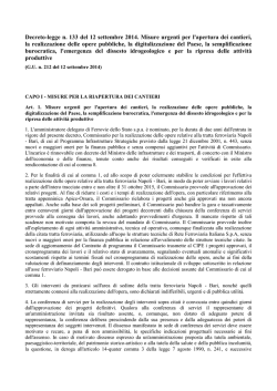 n. 133 del 12 settembre 2014 - Associazione Italiana di Diritto