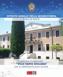 Carta dei Servizi - Ospedale Villa Santa Giuliana