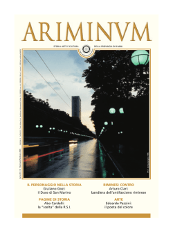 Scarica il numero 16 di Ariminum in formato PDF.
