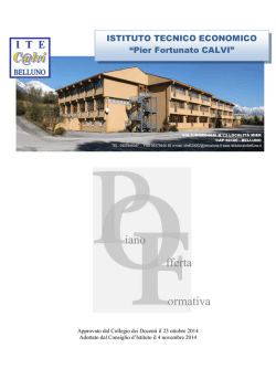POF 2014 definitivo - Istituto Tecnico Commerciale P.F. Calvi