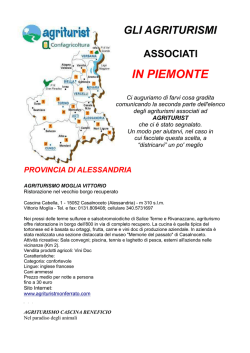 AGRITURIST 2 - FITeL Piemonte
