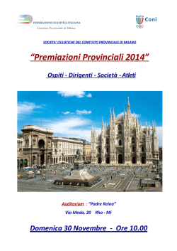 Rho provinciali 2014 rev1 - CP Milano