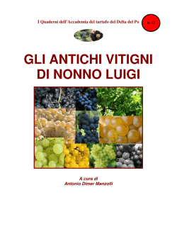 gli antichi vitigni di nonno luigi - hosted by PolesineInnovazione.it