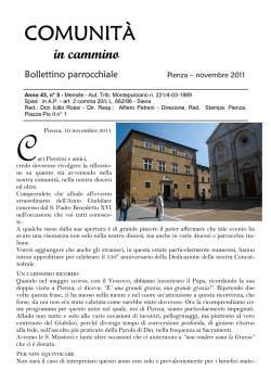 Bollettino_2011.11 - Centro Studi Pientini