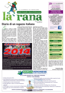 Novembre13 - La Rana News